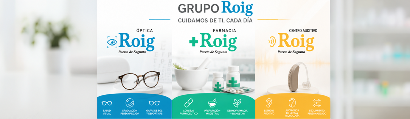 Banner informativo 1 de Óptica Roig